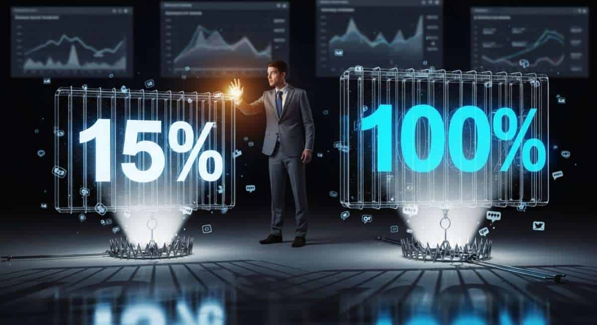 Facebook à 15%, Twitter à 100% : le piège du reach qui sabote vos résultats