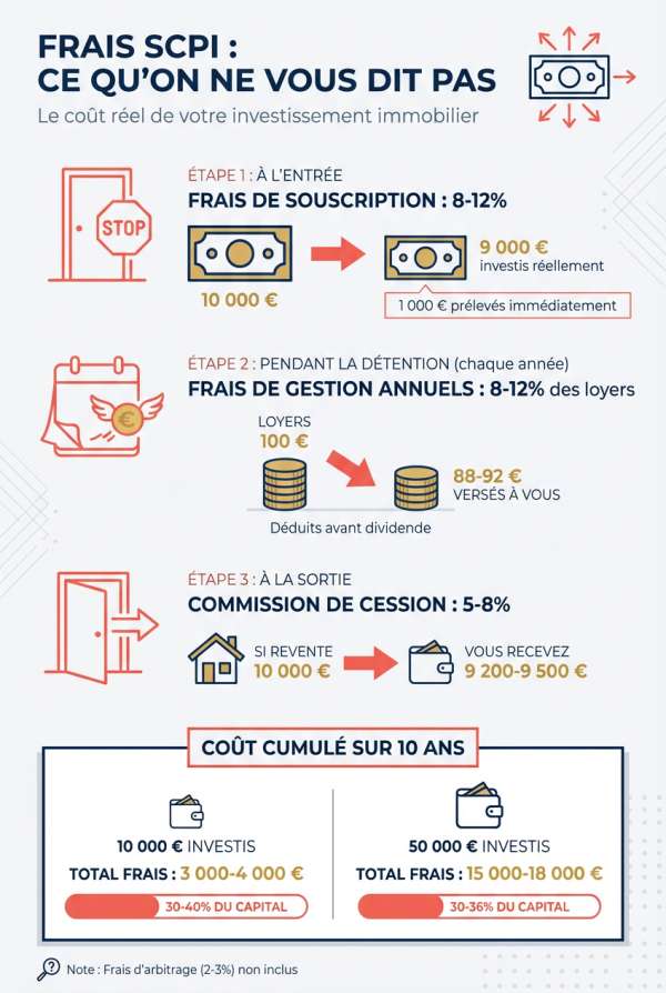 Frais de souscription, de gestion et frais cachés
