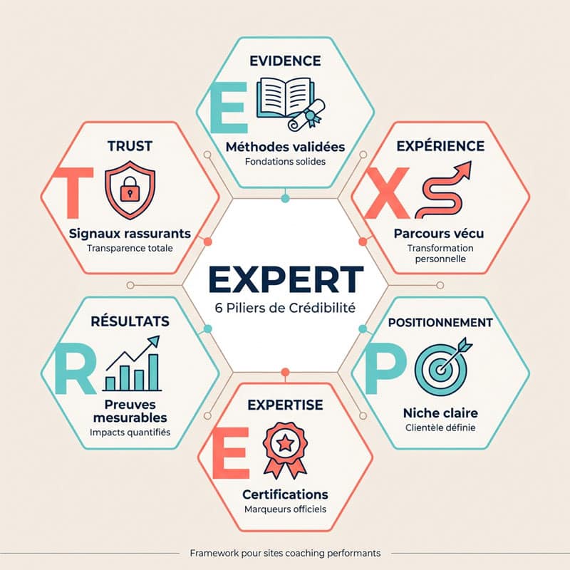 Le framework EXPERT : 6 piliers pour refléter votre crédibilité