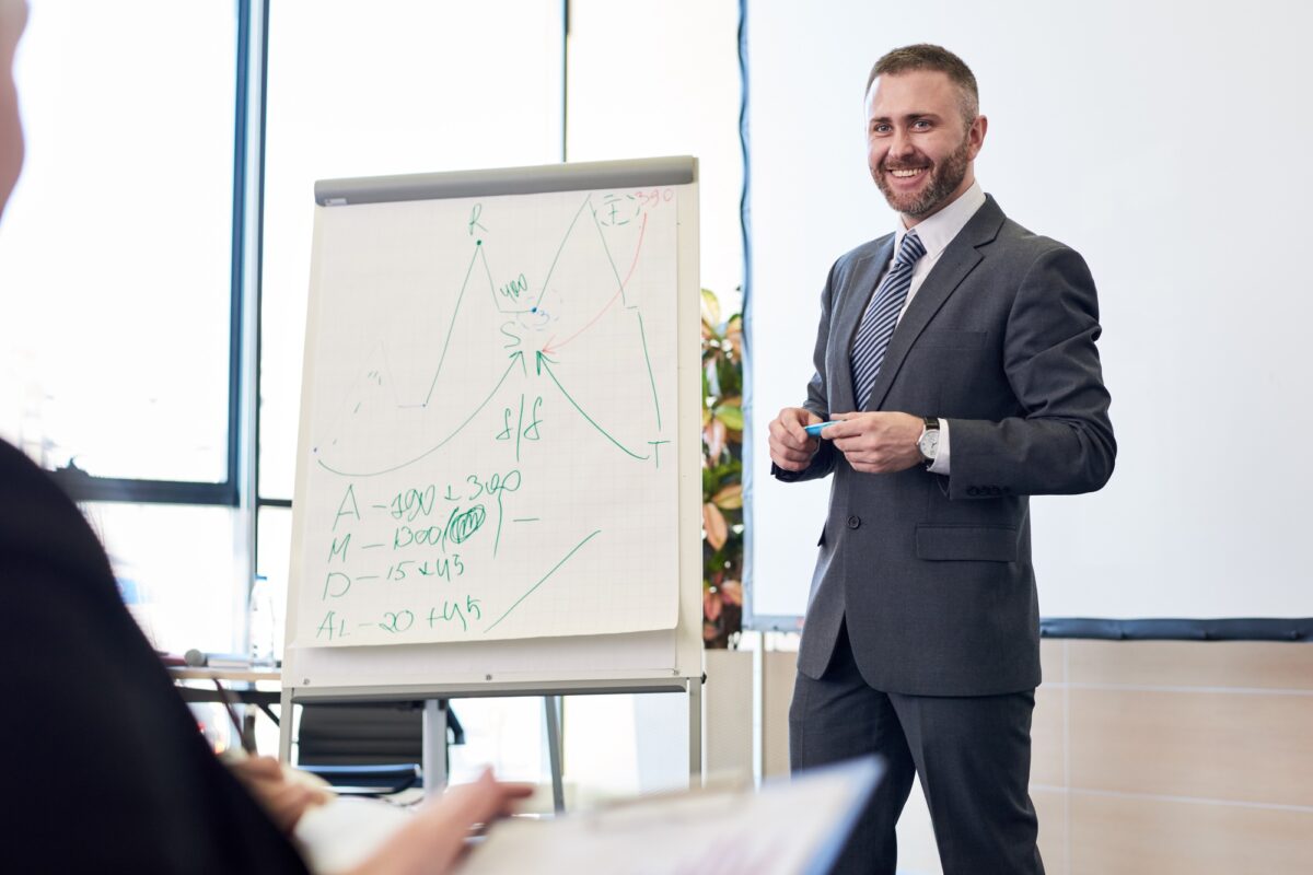 Séminaire d'affaires sur le marketing