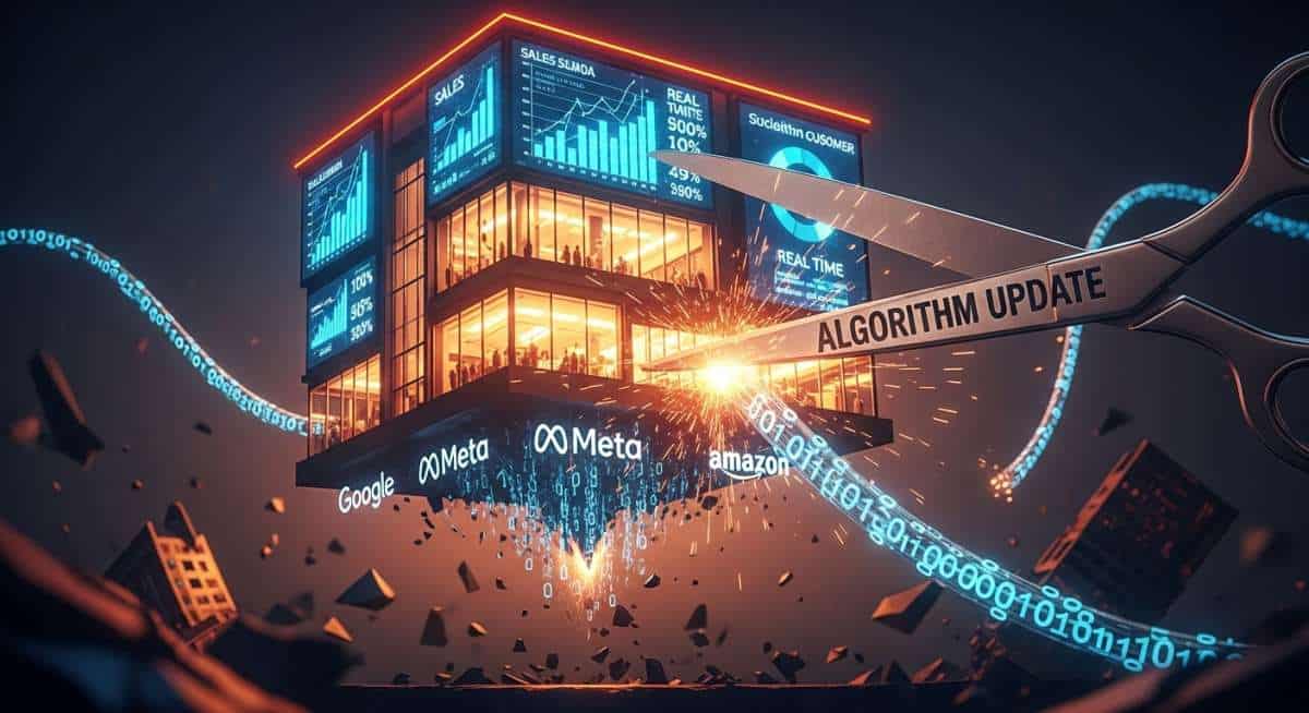 Une mise à jour d’algorithme peut tuer vos ventes : évitez la dépendance aux plateformes